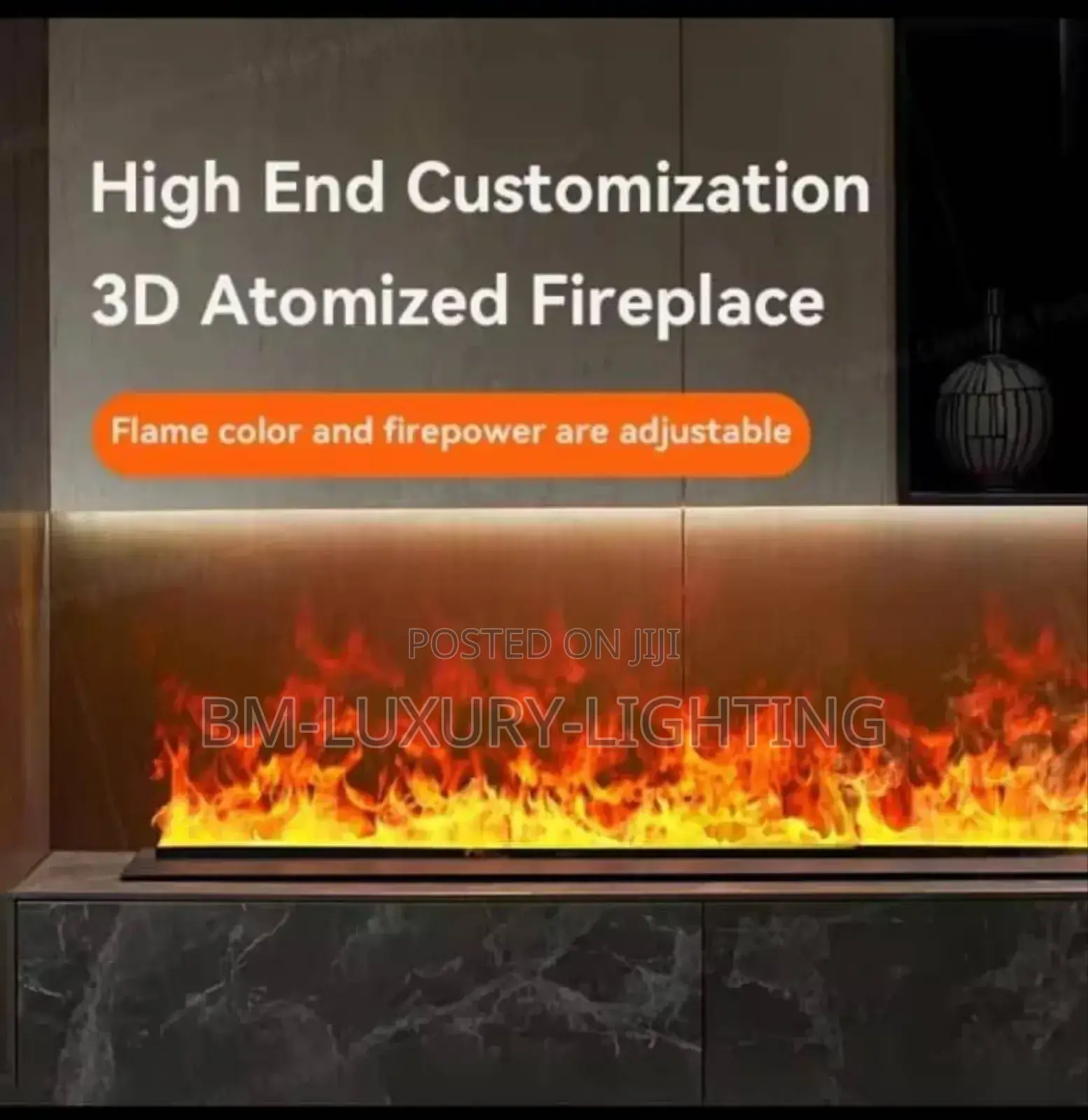 3d Atomized Fireplace Light