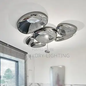 Executive Silver Flush Chandelier