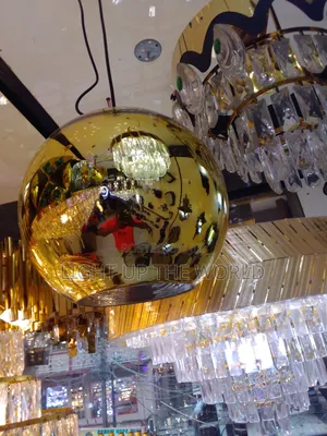 Gold Big Pendant Light