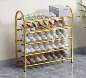 5 Floors Golden Shoe Rack