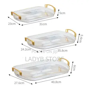 3set Acrylic Tray