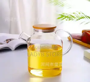 1800ml Borosilicate Glass Teapot