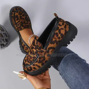 Animal Skin Female Loafers