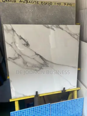 60x60 Spanish Carara White Floor Tile Liz