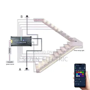 Smart Staircase and Running Tape Light Controller