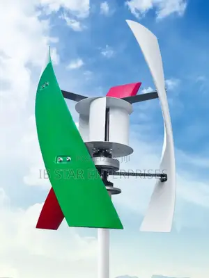 5000-Watt 48-Volt Vertical Wind Turbine Energy Independence