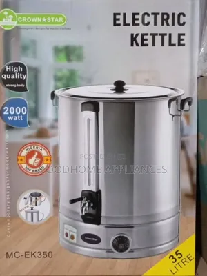 Crown Star 35-Liter Electric Kettle