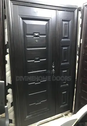 Flower Design Steel Door