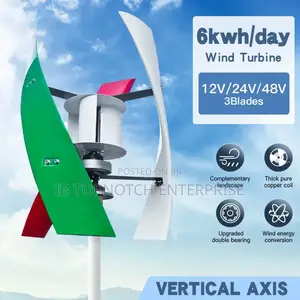 Secure Dependable 6kw Vertical Wind Turbine Energy Needs