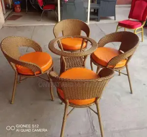 Outdoor Indoor Rattan Set With Cushion