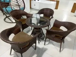 Outdoor Indoor Rattan Set With Cushion