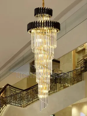 Long Crystal Chandelier By 600mm