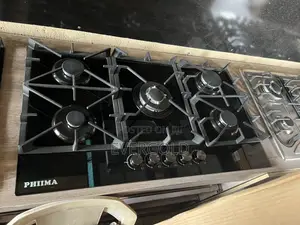 5 Burner In Built Cooker With Automatic Ignition Available