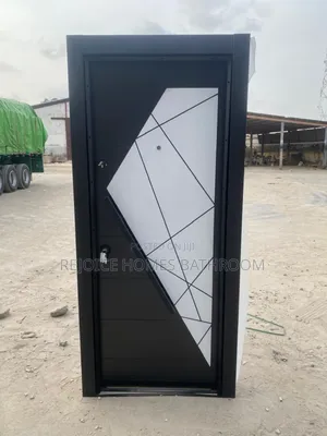 Black and White Door