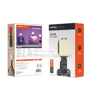 Porodo Lifestyle Portable Pocket Adjustable RGB Fill Light