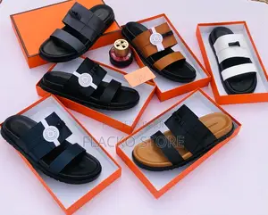 Original Hermes Leather Slip Ons