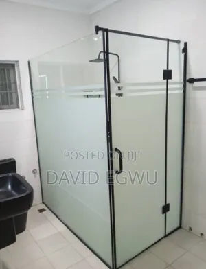 Hinged Door Glass Shower Glass