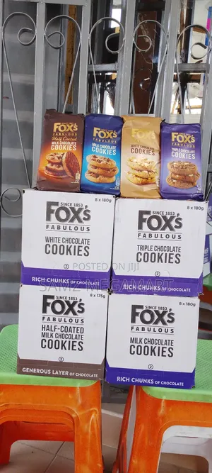 Fox Chocolate Cookies 8x180g