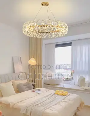 Light Luxury Crystal Living Room Chandelier