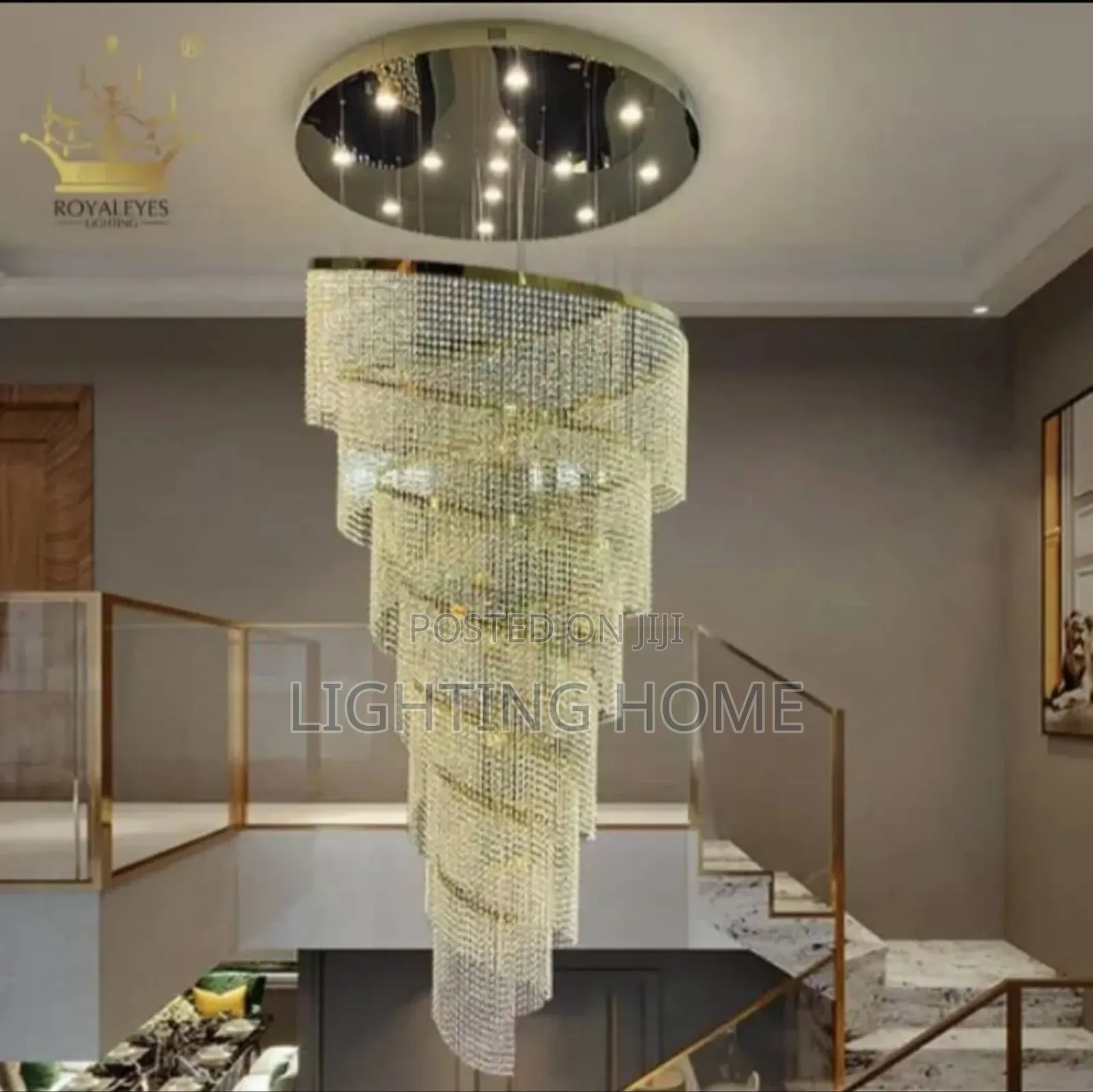 Led Crystal Chandelier Light