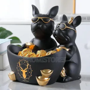 Decorative Bulldog Sculpture Resin