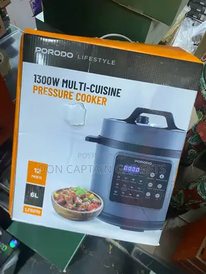 Porodo Pressure Cooker 1300w Multi Cuisine 6l