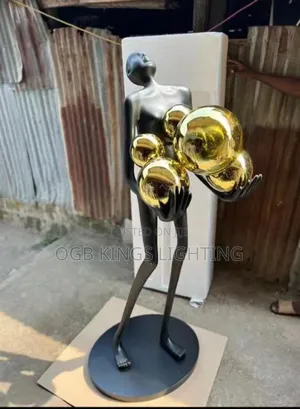 Humanoid Art Sculpture Floor Lamp Living Room Light Luxury
