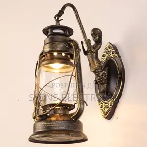 Retro Glowed Kerosene Wall Lamps Loft Aisle Balcony Outdoor