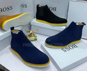Ankle Suede Single Sole Boss Shoe