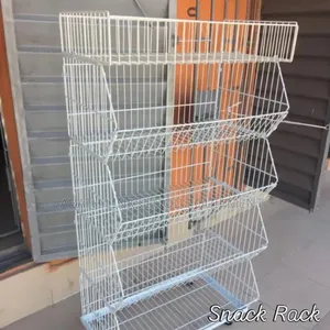 Snacks Rack White Colour