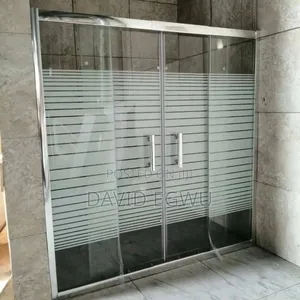Frosted Sliding Shower Glass