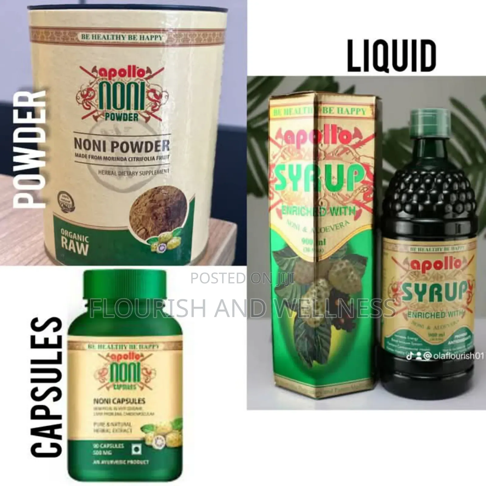Apollo Noni Syrup: 100% Natural Wellness Solution