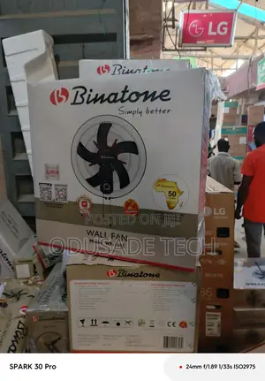 Binatone Heavy Duty 18" Wall Fan Wf-1802