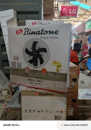 Coolwave Binatone Heavy Duty 18" Wall Fan Wf-1802