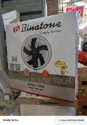 Chill Fan Binatone Heavy Duty 18" Wall Fan Wf-1802