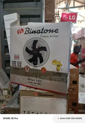 Windpro Binatone Heavy Duty 18" Wall Fan Wf-1802