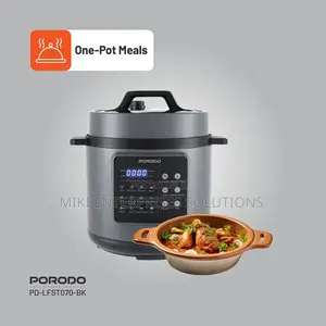Porodo 1300w Electric Pressure Cooker 6litres