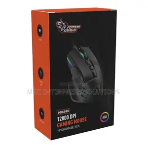 Porodo 9d Wired Mouse Dpi 12800 With 13 Modes RGB Light