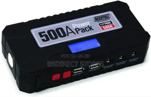 Maypole 500 A Lithium Ion Jump Starter Petrol 6 L Diesel 5 L