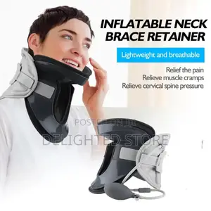 Inflatable Neck Retainer/Cervical Collar With Manual Pump