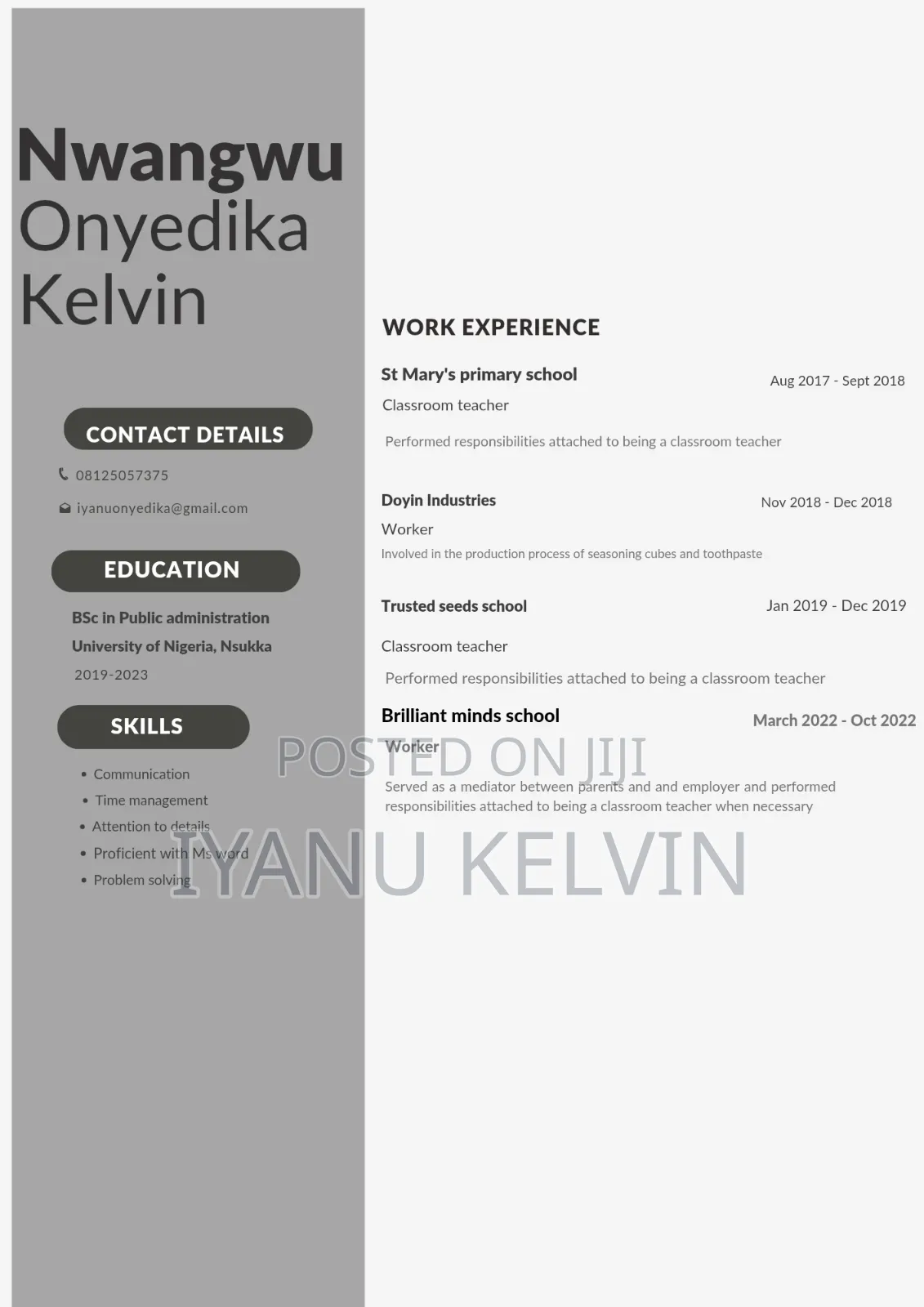 Admin Officer