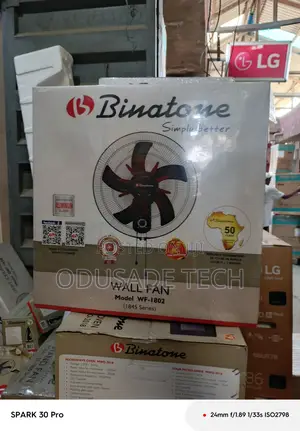 Breezepro Binatone Heavy Duty 18" Wall Fan Wf-1802