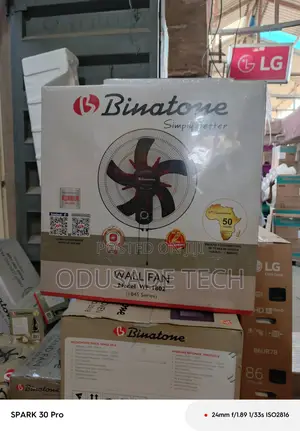 Powerbreeze Binatone Heavy Duty 18" Wall Fan Wf-1802