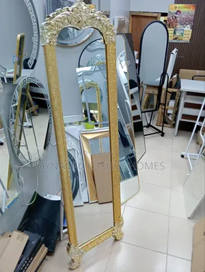 Quality Gold Standard Standing Mirror