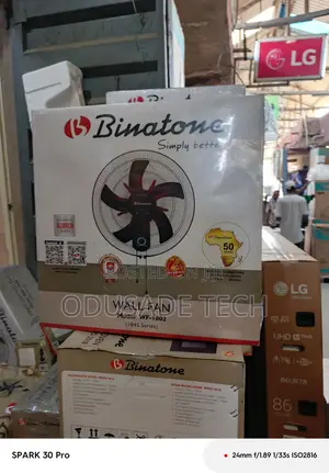 Quick Breeze Binatone Heavy Duty 18" Wall Fan Wf-1802