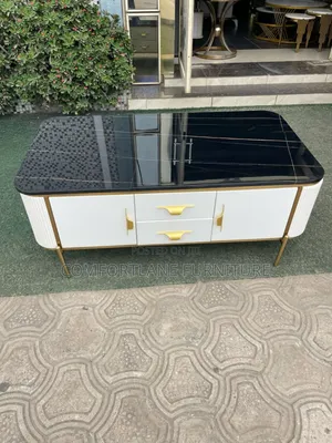 Marble Center Table With Drawers