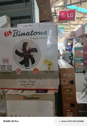 Reliable Spin Binatone Heavy Duty 18" Wall Fan Wf-1802
