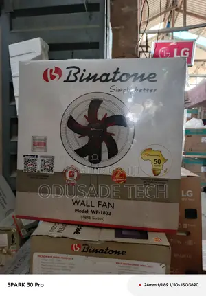 Eco Cycle Binatone Heavy Duty 18" Wall Fan Wf-1802