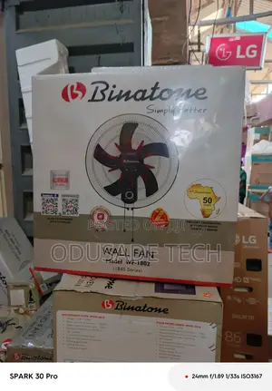 Techspin Binatone Heavy Duty 18" Wall Fan Wf-1802
