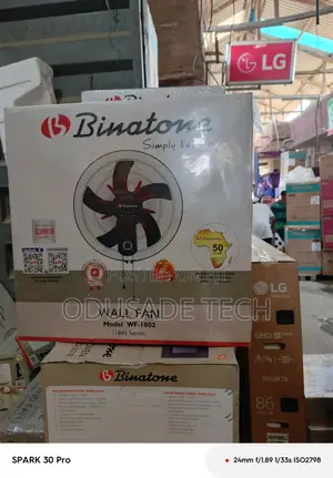 Versa Spin Binatone Heavy Duty 18" Wall Fan Wf-1802